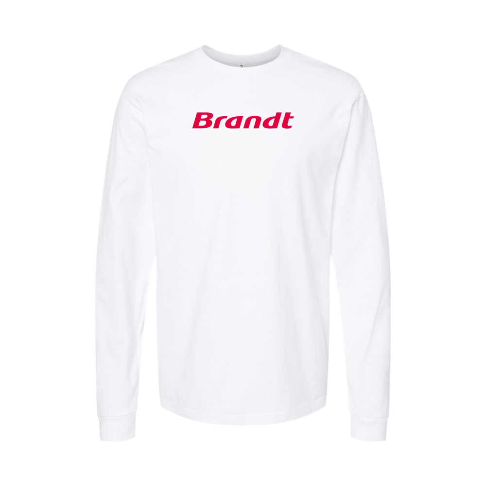 Youth Brandt Logo Cotton Long Sleeve T-Shirt