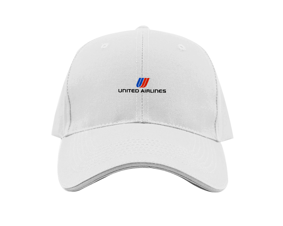 United Airlines Logo Dad Baseball Cap Hat