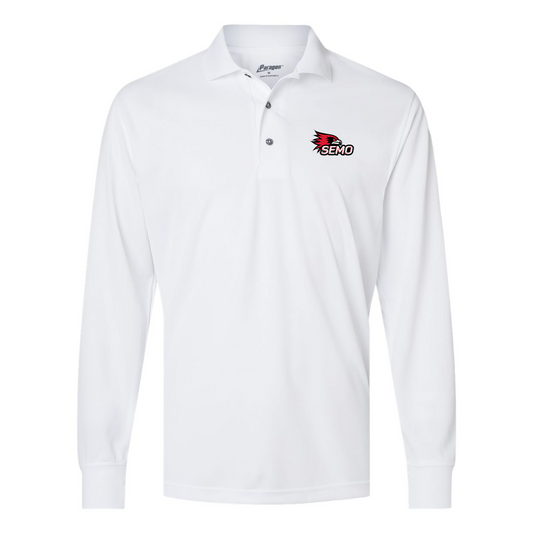 Men's SEMO Redhawks Logo Paragon Prescott Long Sleeve Polo
