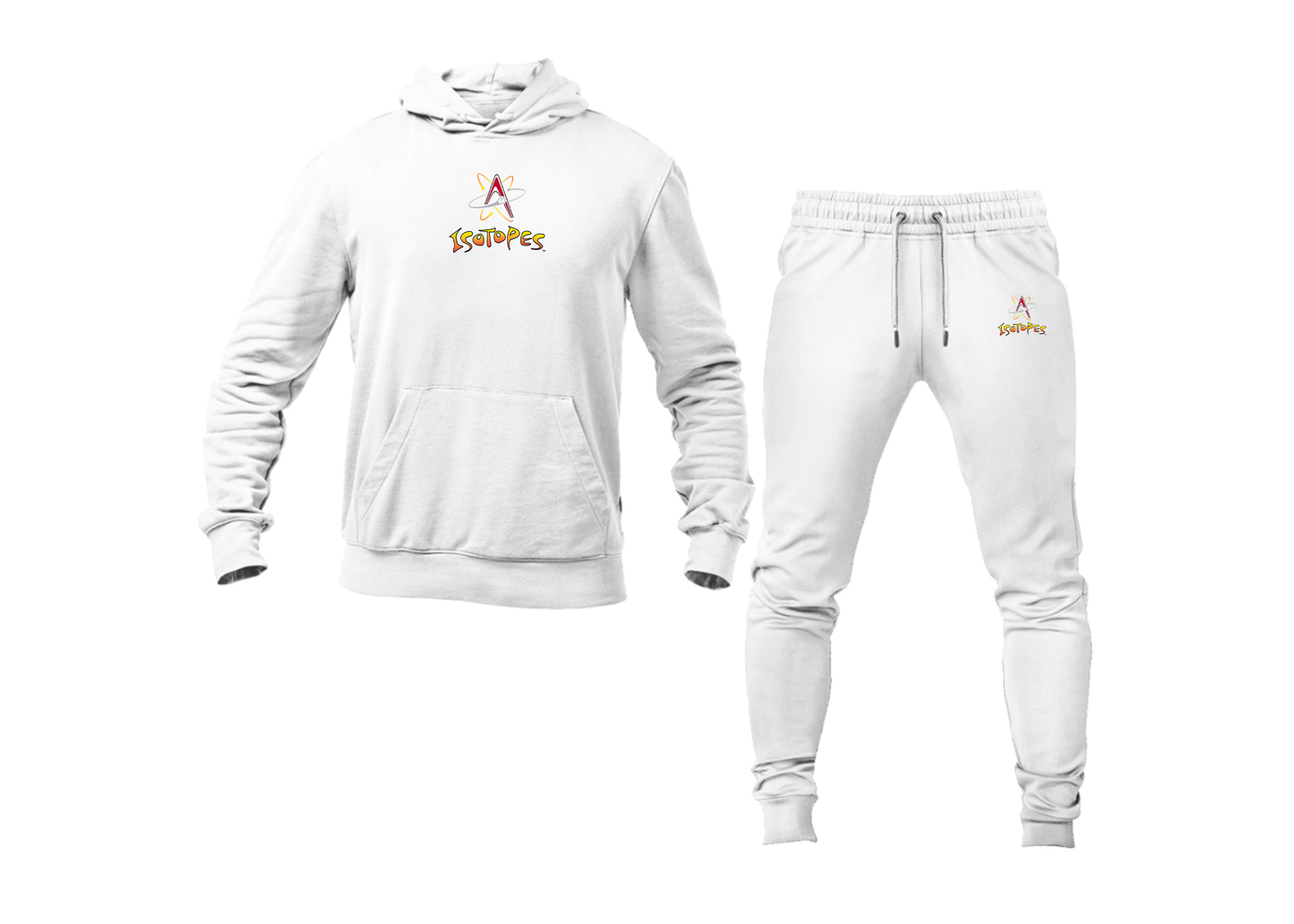 Men's Albuquerque Isotopes Logo Hoodie Joggers Set