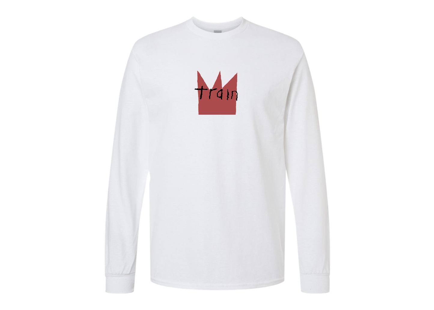 Men's Train Gildan Heavy Cotton Long Sleeve T-Shirt