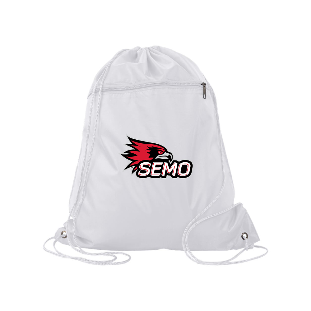 SEMO Redhawks Logo Q-Tees - Polyester Cinchpack