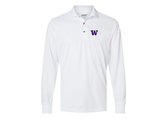 Men's Washington Huskies Paragon Prescott Long Sleeve Polo
