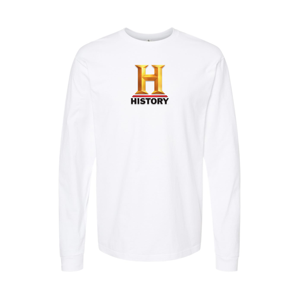 Youth History Channel Cotton Long Sleeve T-Shirt