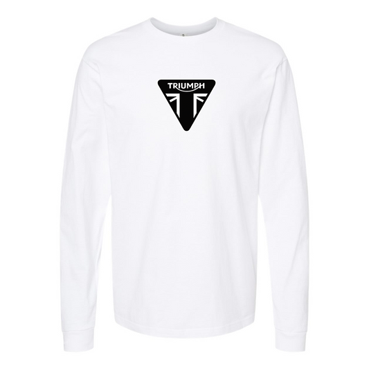 Youth Triumph Logo Cotton Long Sleeve T-Shirt