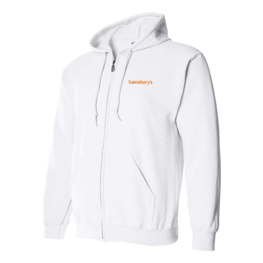 Men's Sainsbury_s Logo Zipper Hoodie