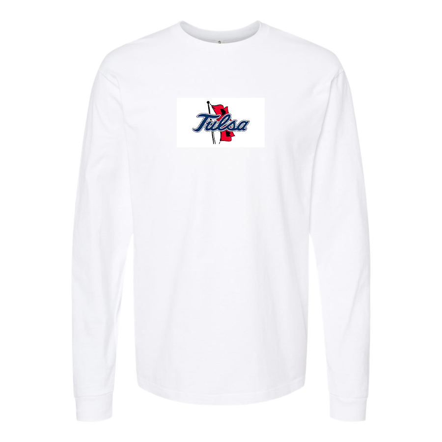 Youth Tulsa Golden Hurricane Logo Cotton Long Sleeve T-Shirt