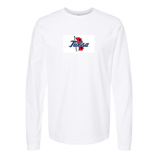 Youth Tulsa Golden Hurricane Logo Cotton Long Sleeve T-Shirt
