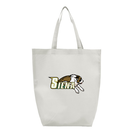 Siena Saints Logo Q-Tees Non-Woven Gusset Bottom Tote