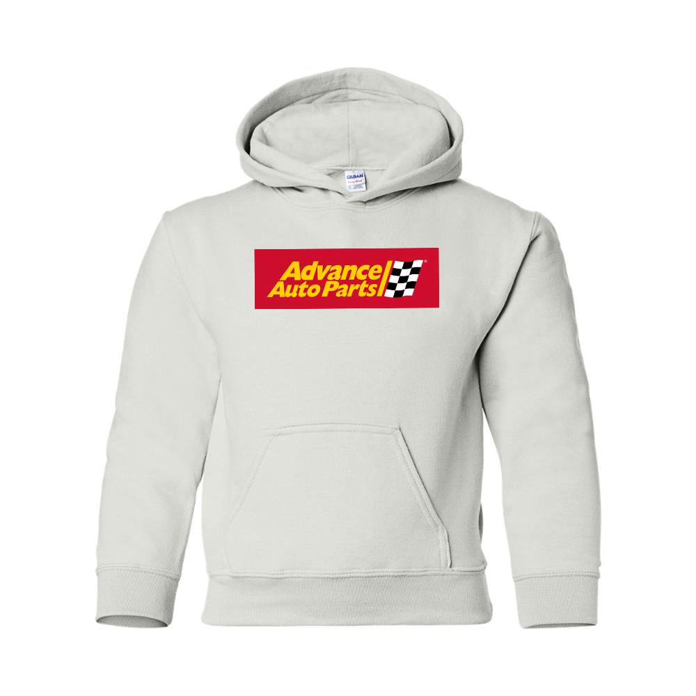 Youth Advance Auto Parts Logo Gildan Heavy Blend  Hooded Sweatshirt