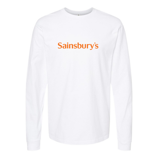 Men's Sainsbury_s Logo Long Sleeve T-Shirt