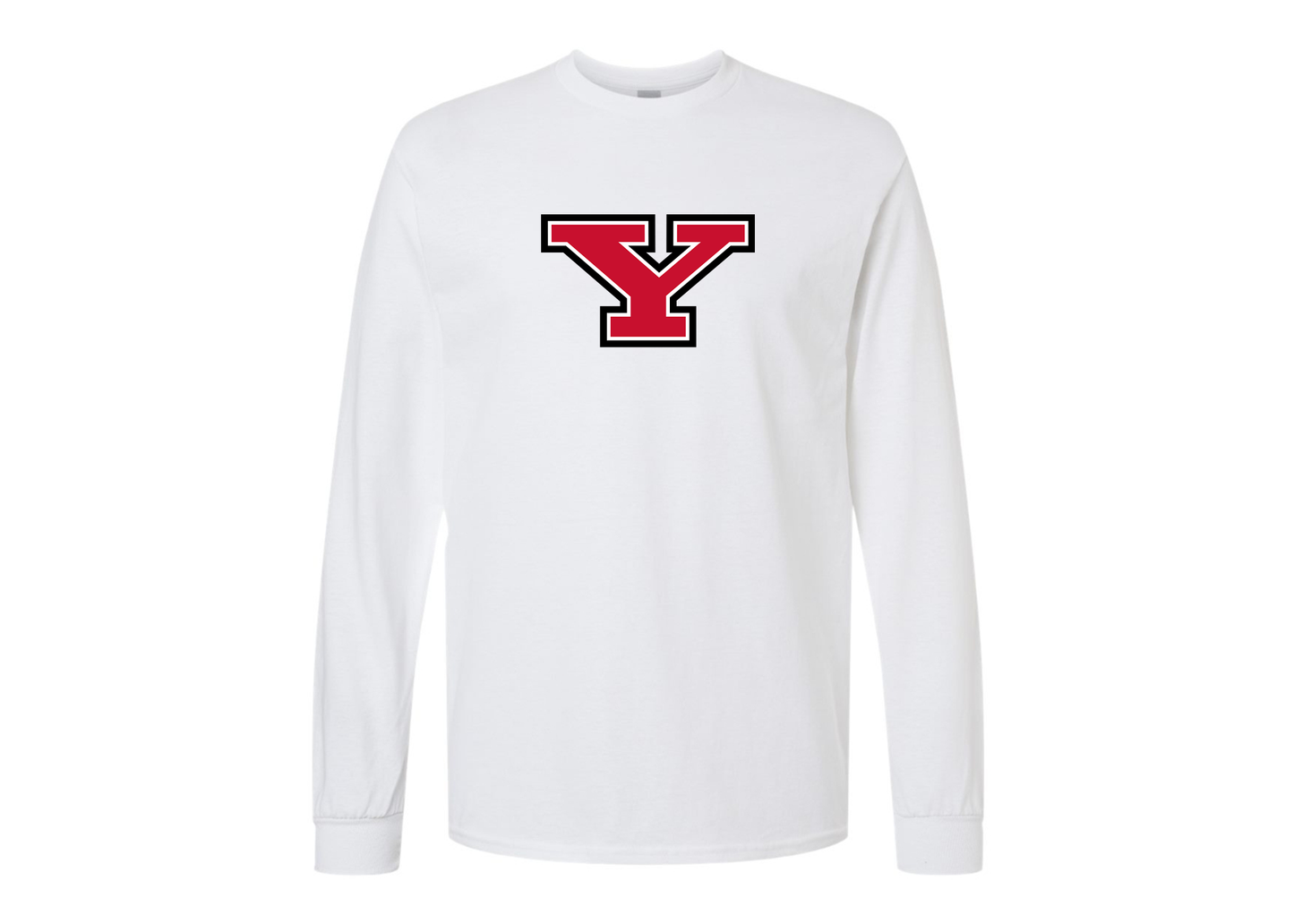 Men's Youngstown State Penguins Gildan Heavy Cotton Long Sleeve T-Shirt