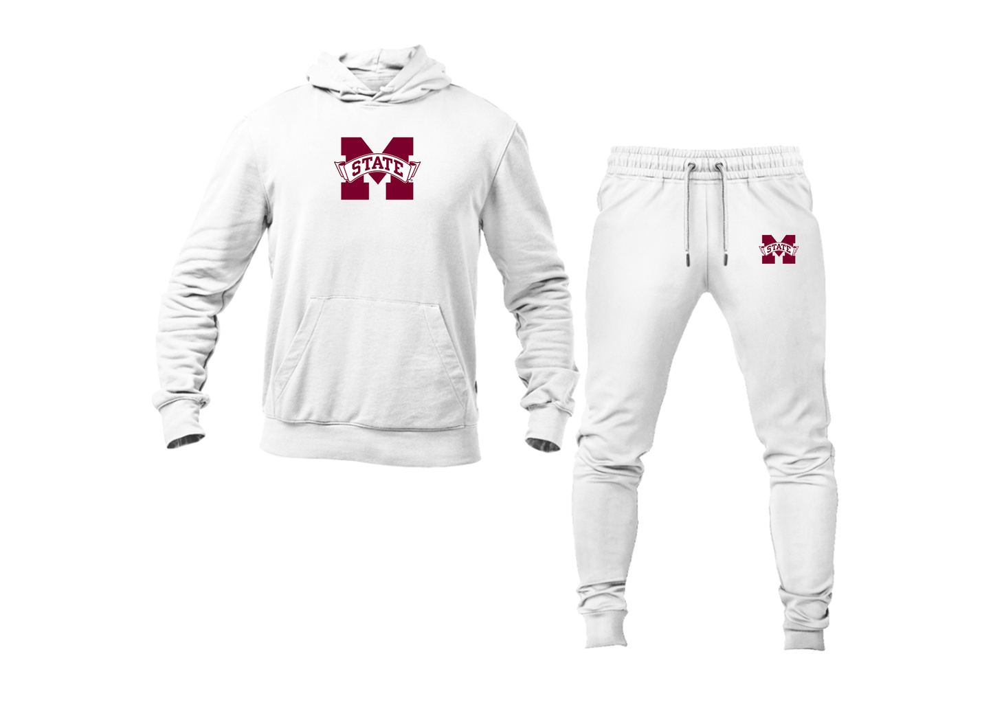 Men's Mississippi State Bulldogs Logo Hoodie Joggers Set