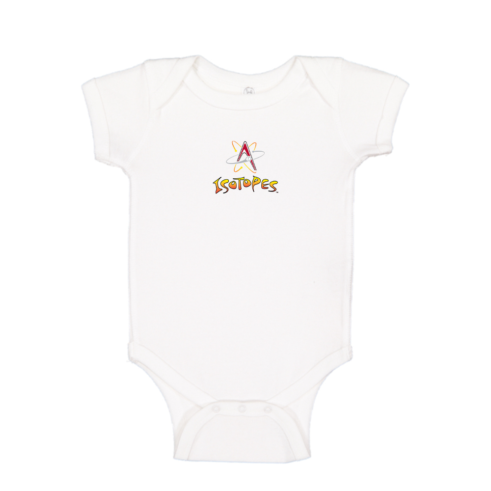 Albuquerque Isotopes Logo Baby Romper Onesie