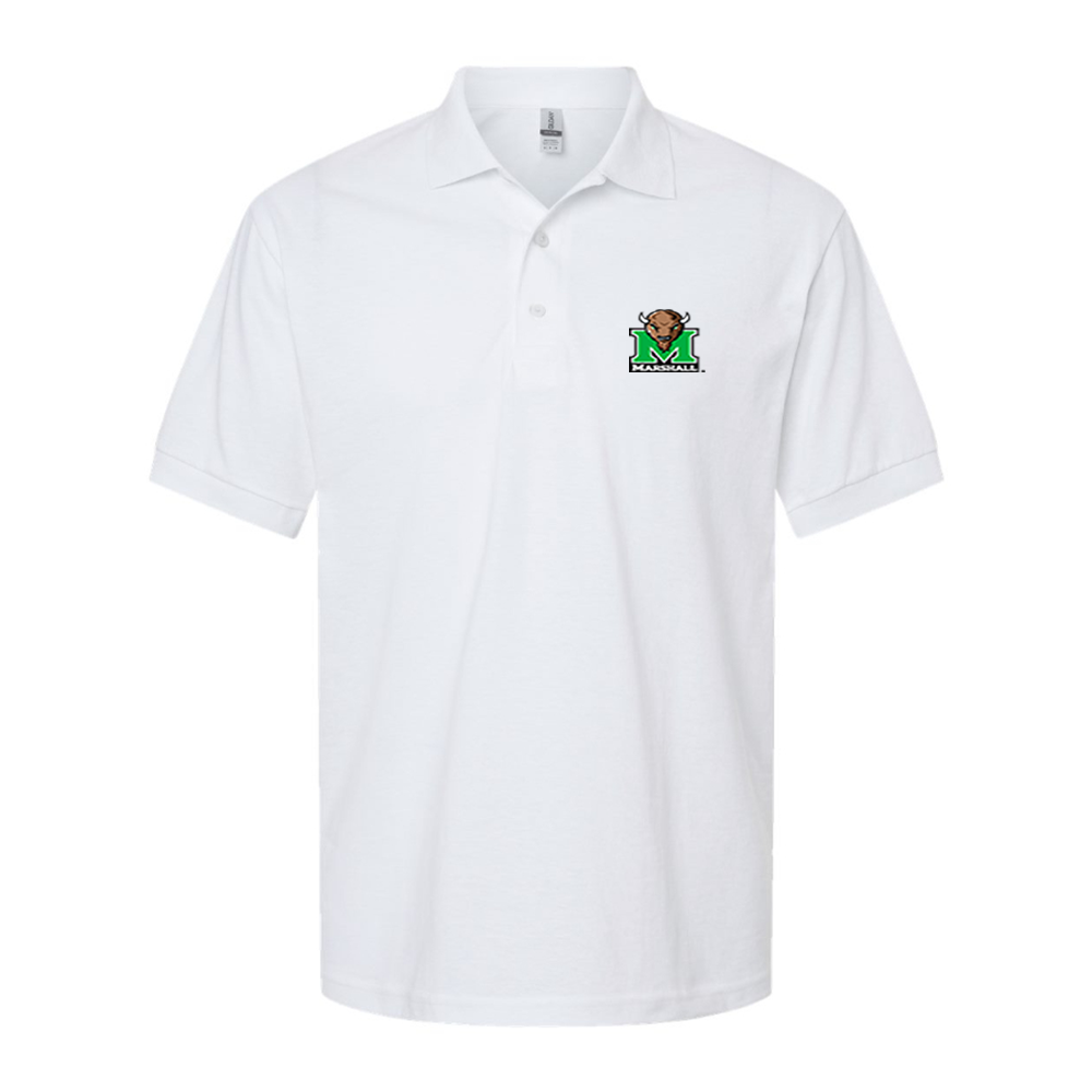 Men's Marshall Thundering Herd Logo Dry Blend Polo