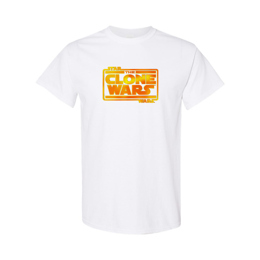 Men's The Clone wars Logo Cotton T-Shirt