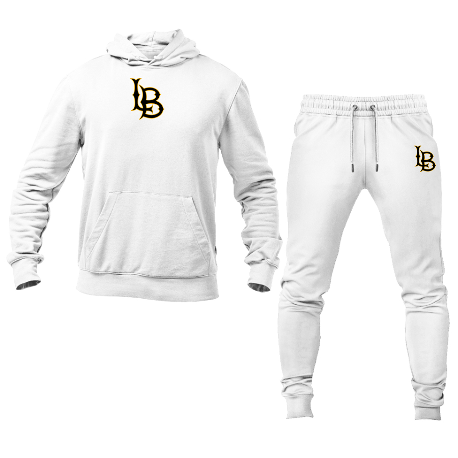 Men's Long Beach State 49ers Logo Hoodie Joggers Set