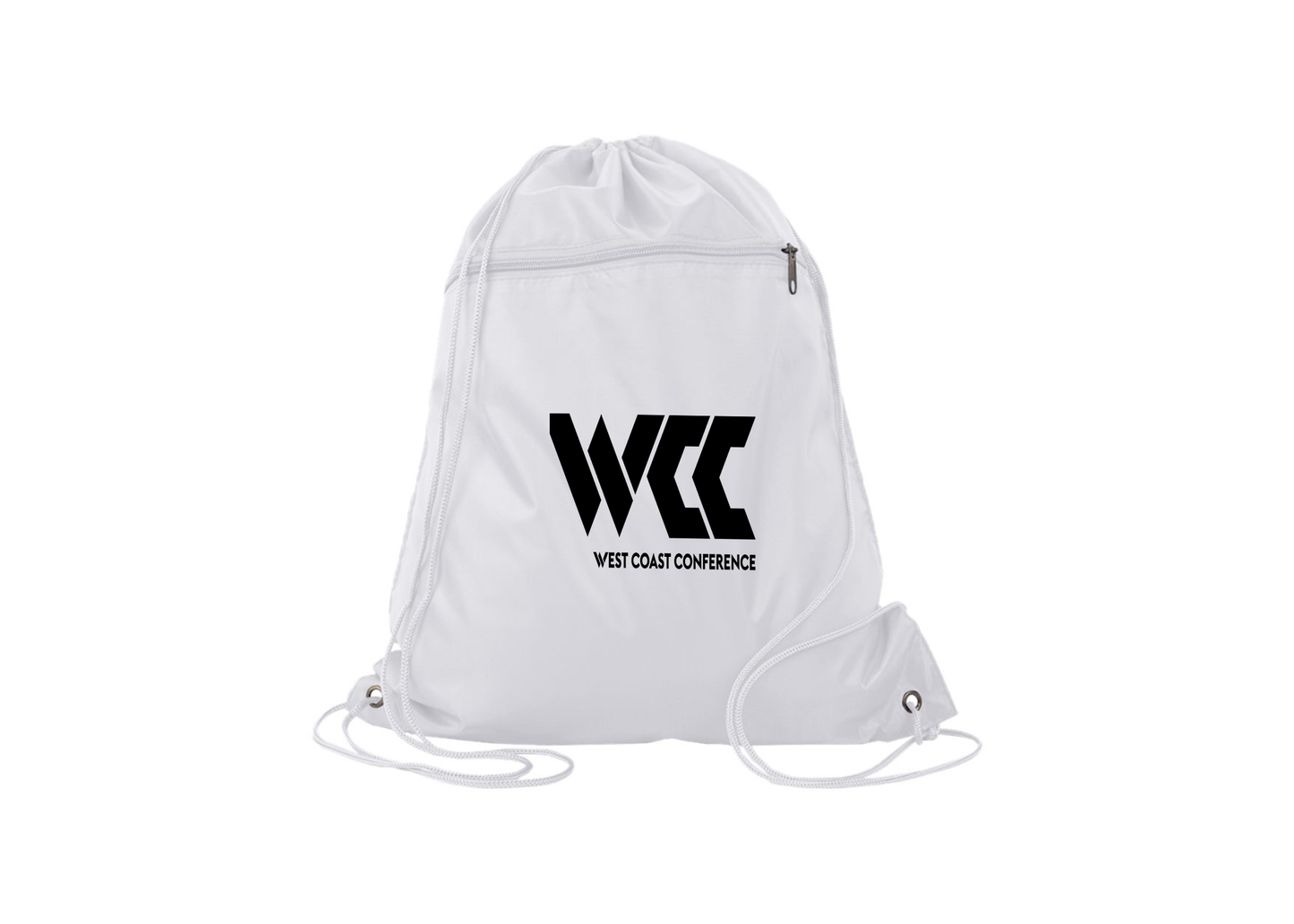 West Coast Conference Q-Tees - Polyester Cinchpack