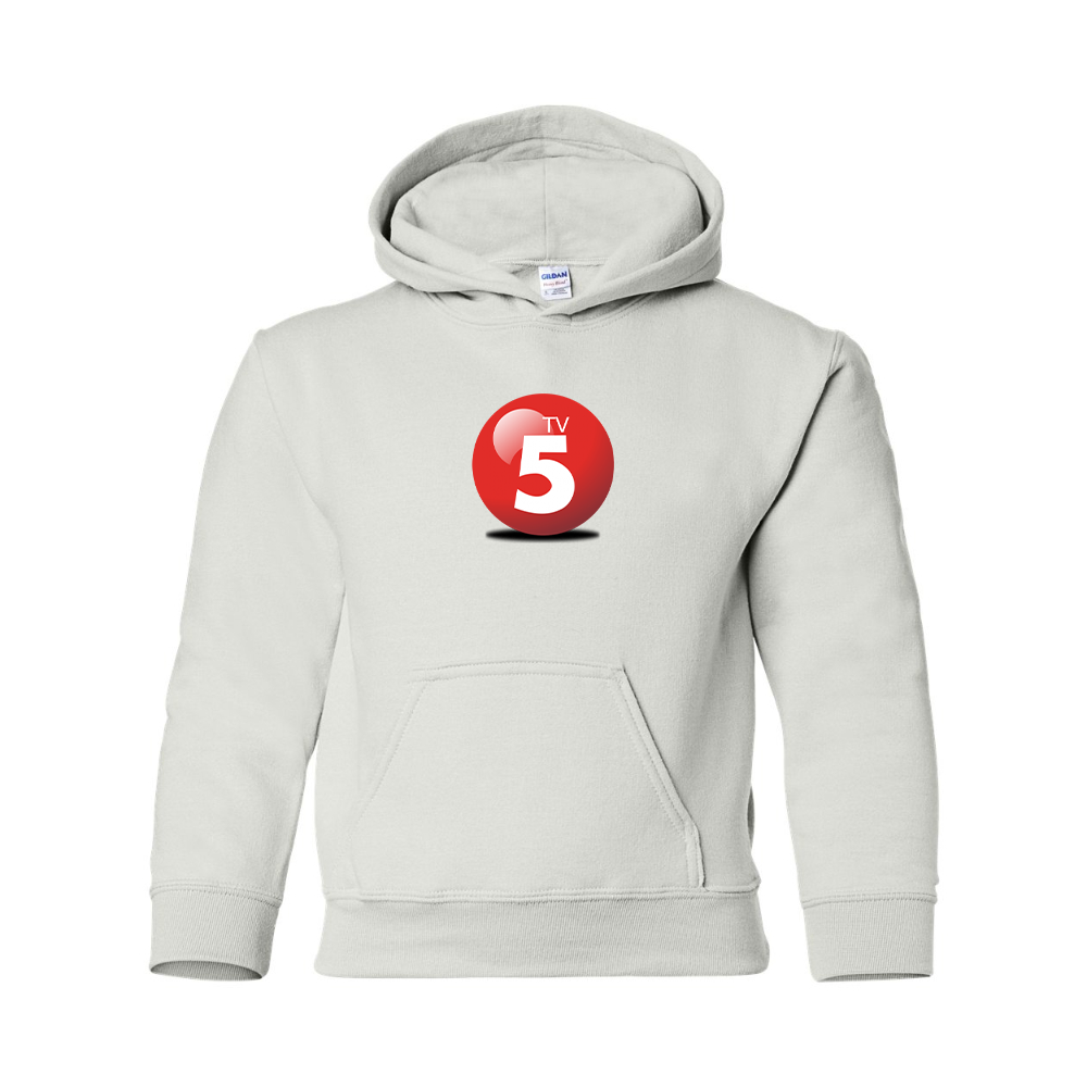 Youth ABC TV5 Logo Gildan Heavy Blend  Hooded Sweatshirt
