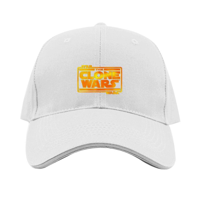 The Clone wars Logo Dad Baseball Cap Hat