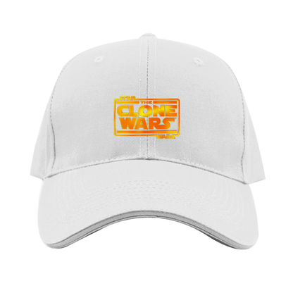 The Clone wars Logo Dad Baseball Cap Hat