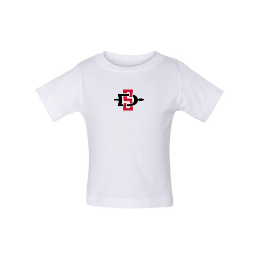 San Diego State Aztecs Logo BELLA CANVAS Infant Jersey Tee