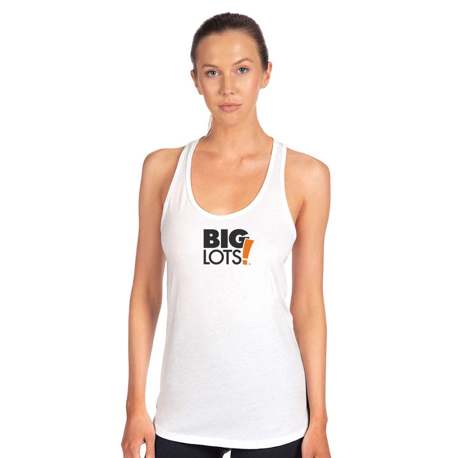 Women's Big Lots Logo Next Level Ideal Racerback Tank
