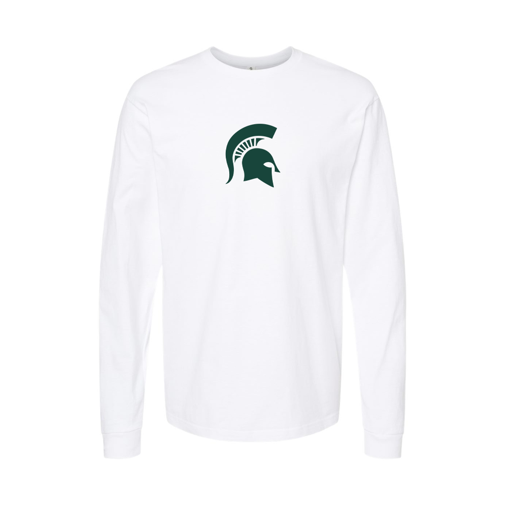 Youth Michigan State Spartans Logo Cotton Long Sleeve T-Shirt