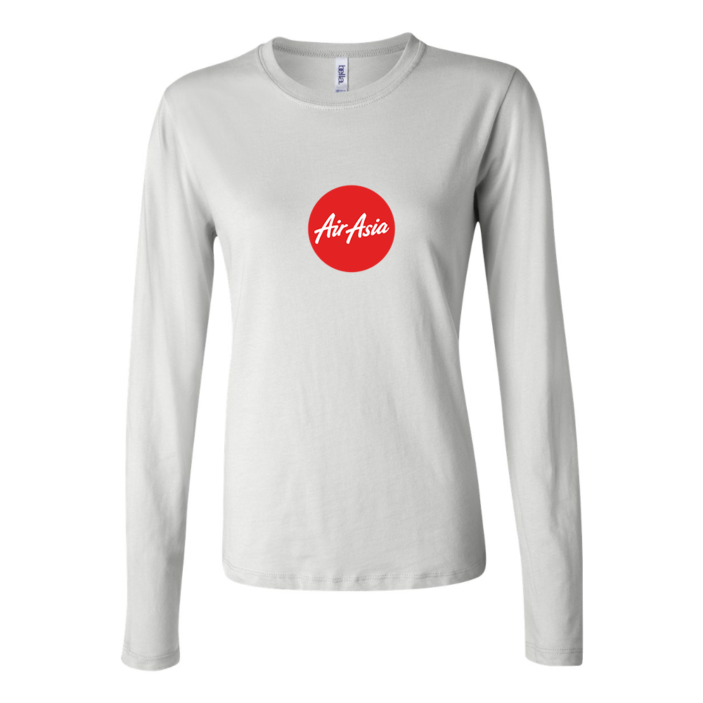 BELLA CANVAS Women’s Air Asia Logo Jersey Long Sleeve Tee