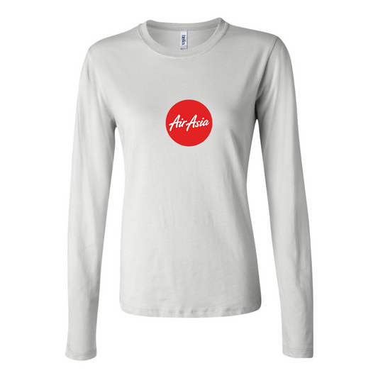 BELLA CANVAS Women’s Air Asia Logo Jersey Long Sleeve Tee