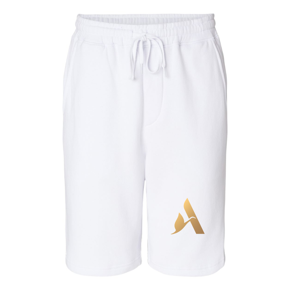 Men's  Accor Golden Logo Independent Trading Co Midweight Fleece Shorts