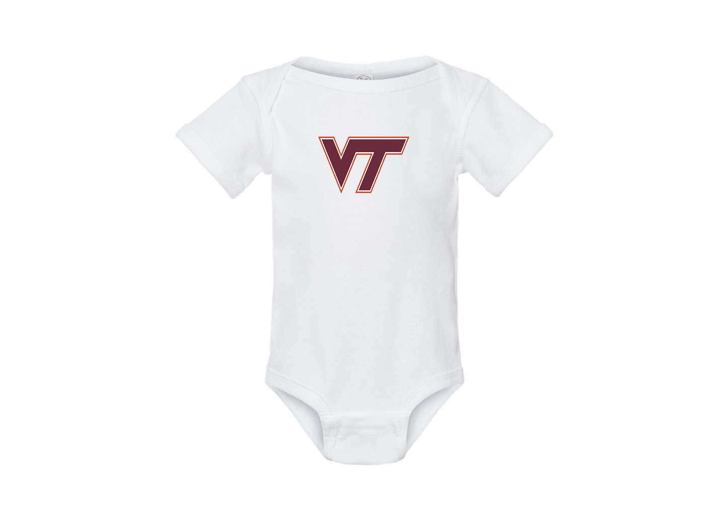 Virginia Tech Hokies Rabbit Skins Infant Baby Rib Bodysuit