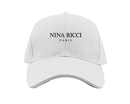 Nina Ricci Paris Logo Dad Baseball Cap Hat