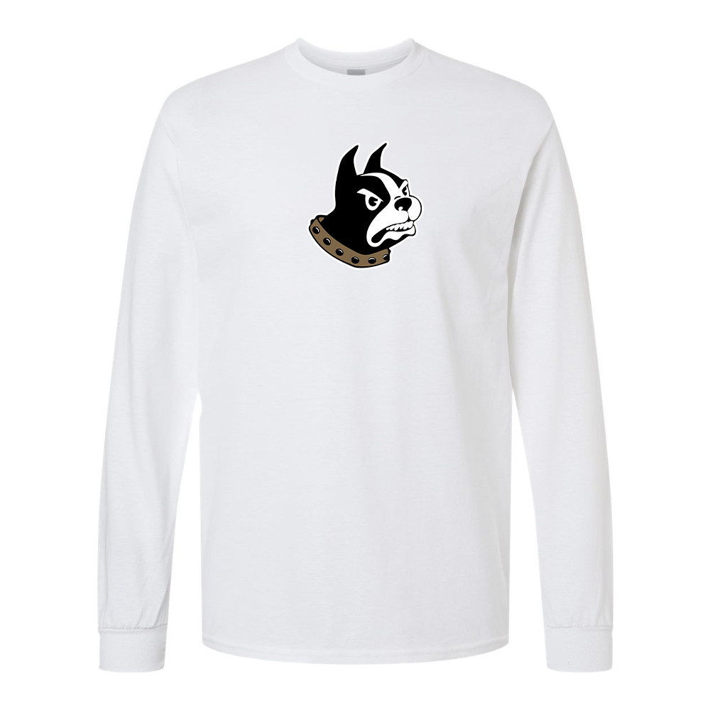 Men's Wofford Terriers Gildan Heavy Cotton Long Sleeve T-Shirt