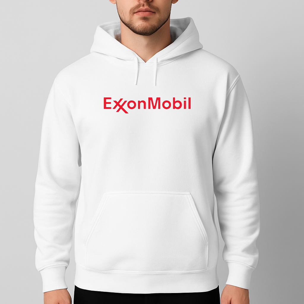 Men's Exxon Mobil Gas Station Pullover Hoodie
