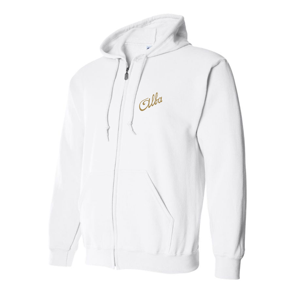 Men's Automobiles Alba Logo Zipper Hoodie