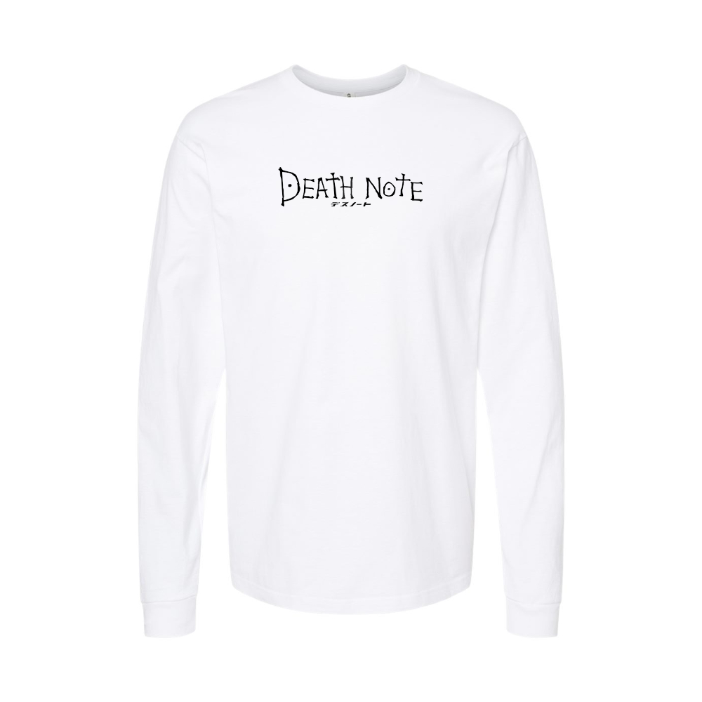 Youth Death Note Logo Cotton Long Sleeve T-Shirt