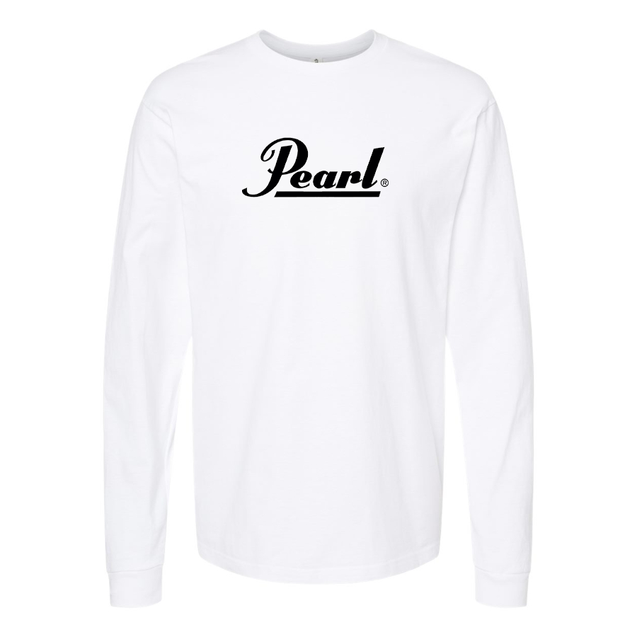 Youth Pearl Logo Cotton Long Sleeve T-Shirt