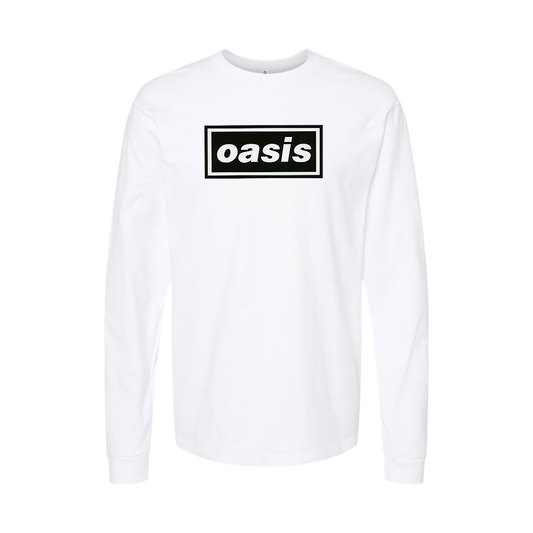 Youth Oasis Logo Cotton Long Sleeve T-Shirt
