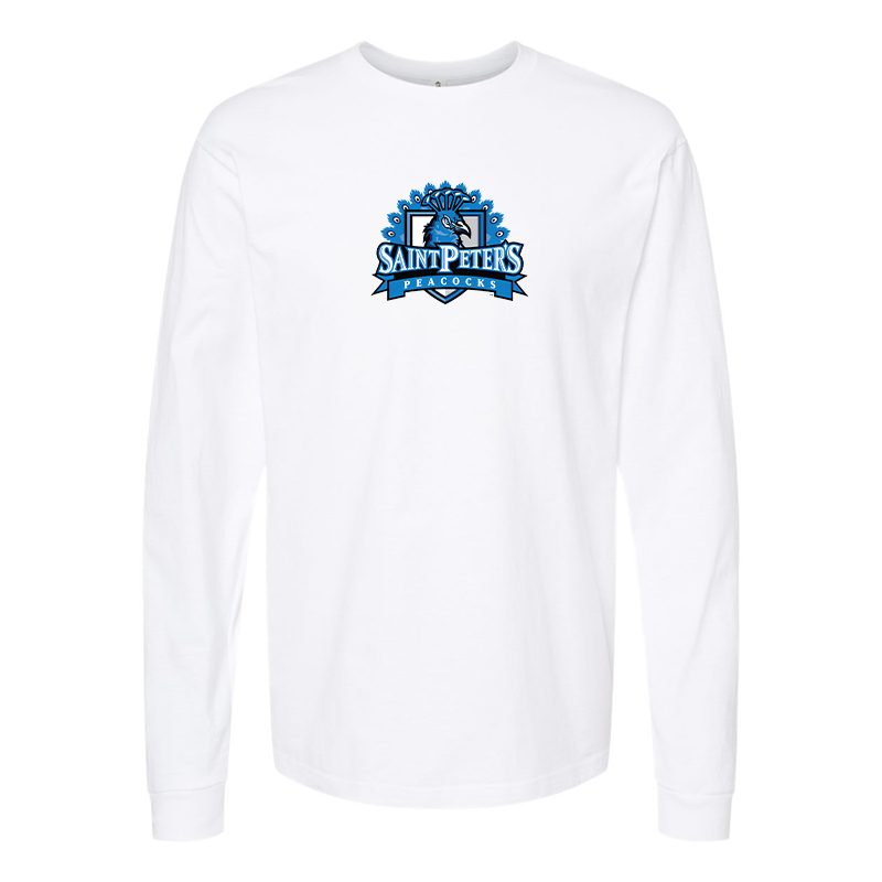 Men's Saint Peters Peacocks Logo Long Sleeve T-Shirt