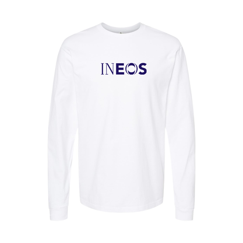 Youth INEOS Logo Cotton Long Sleeve T-Shirt