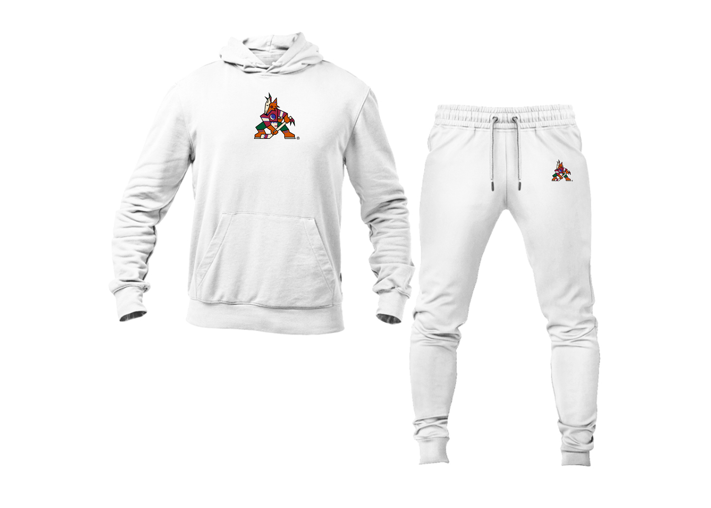 Men's Arizona Coyotes Logo Hoodie Joggers Set