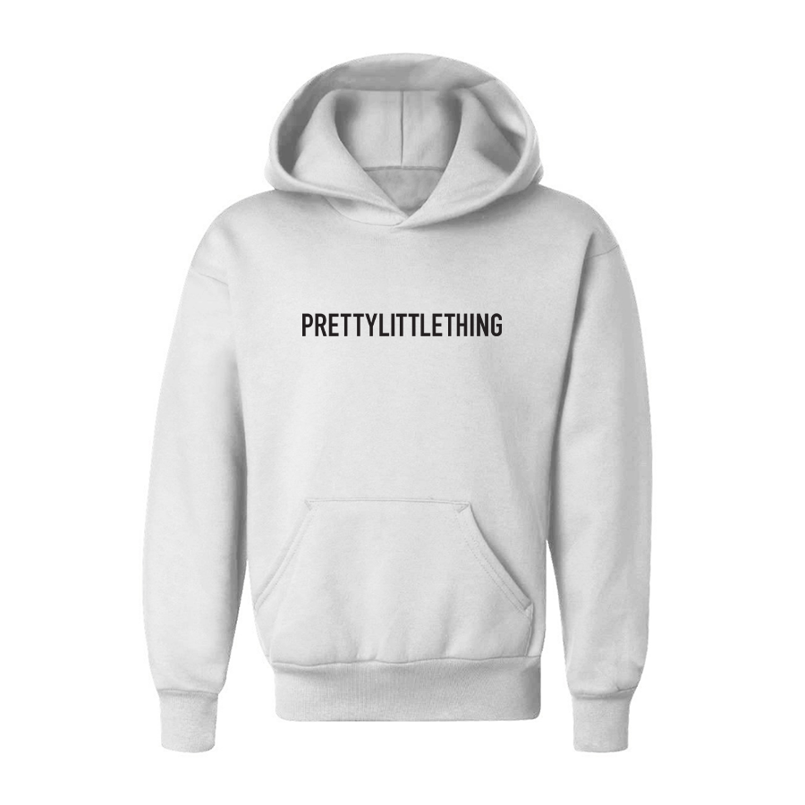 Youth Pretty Little Thing Logo Pullover Hoodie