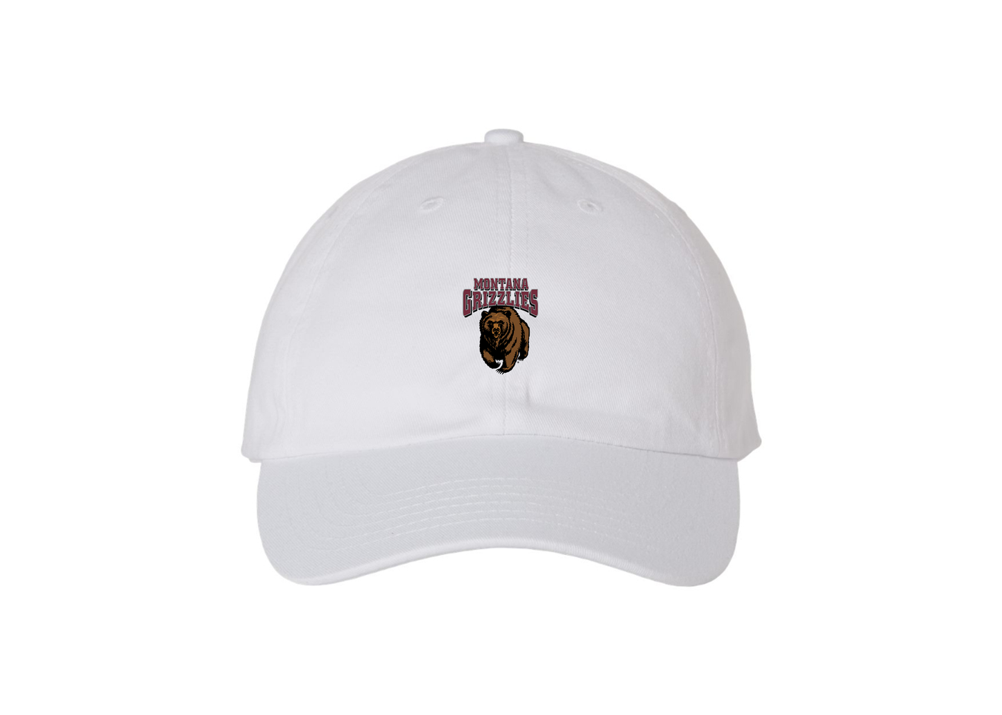 Montana Grizzliesl Valucap Adult Bio-Washed Classic Dad Hat