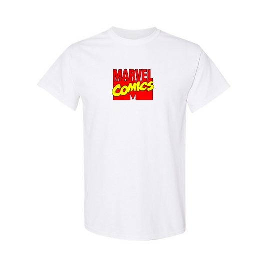Men's Marvel Comics Logo Cotton T-Shirt
