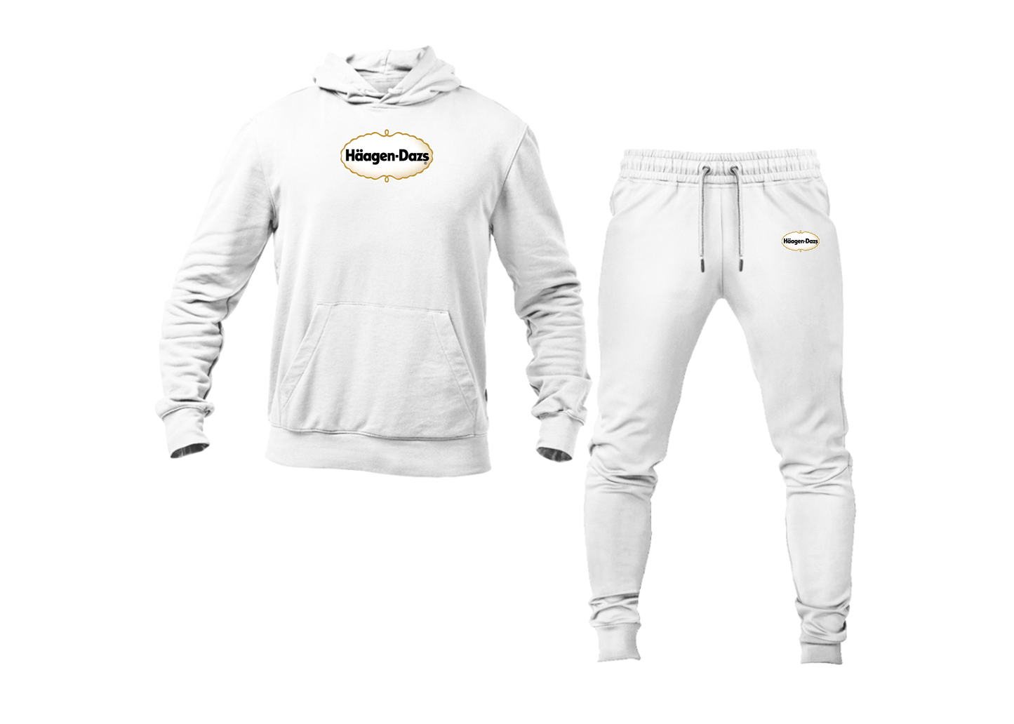 Men's Haagen Dazs Logo Hoodie Joggers Set