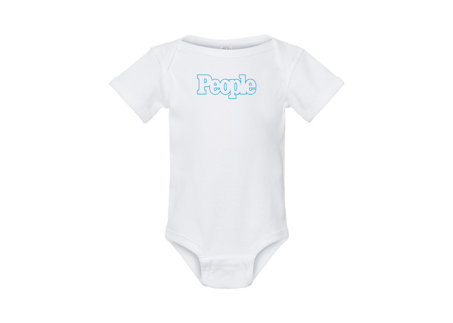People Magazine Logo Rabbit Skins Infant Baby Rib Bodysuit