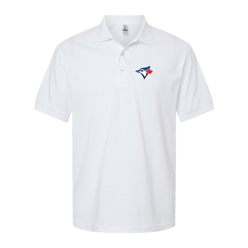 Men's Bluefield Blue Jays Logo Dry Blend Polo