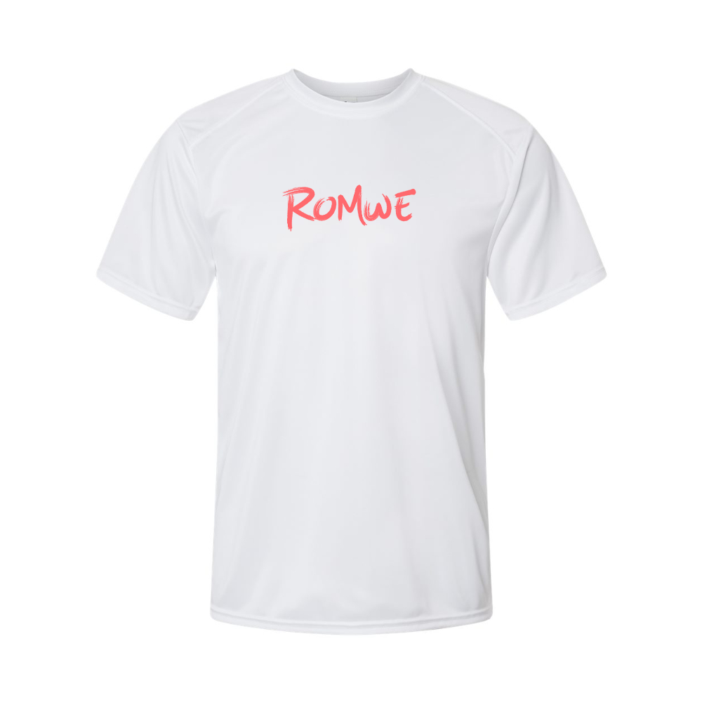 Men's Romwe Logo Polyester T-Shirt