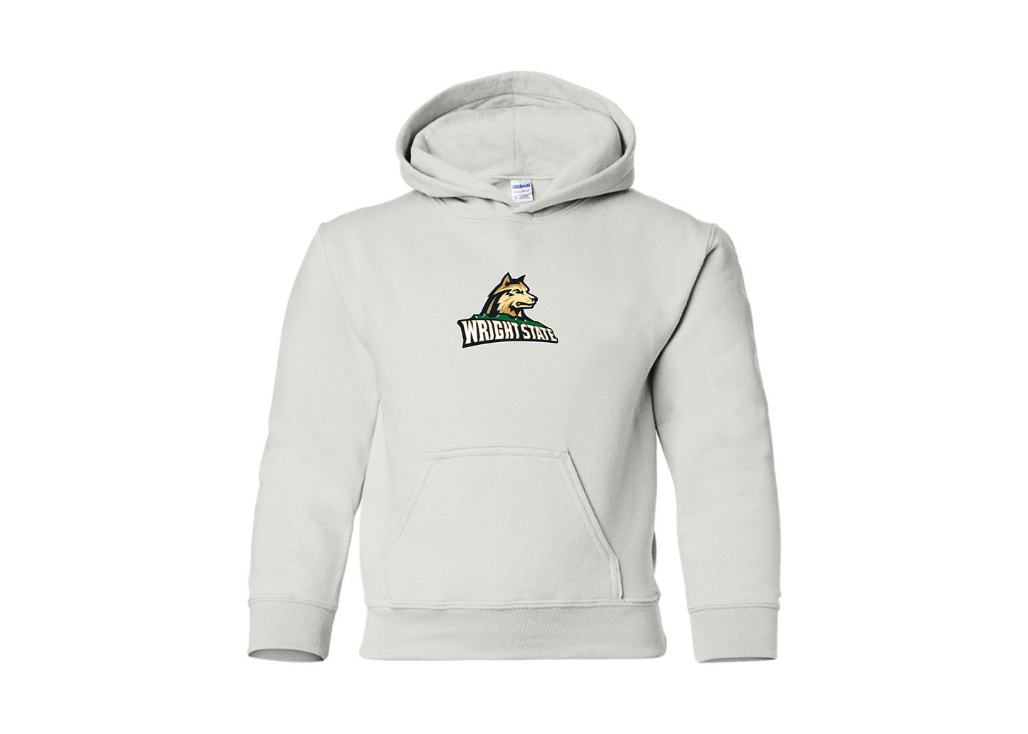 Youth Wright State Raiders Gildan Heavy Blend  Hooded Sweatshirt